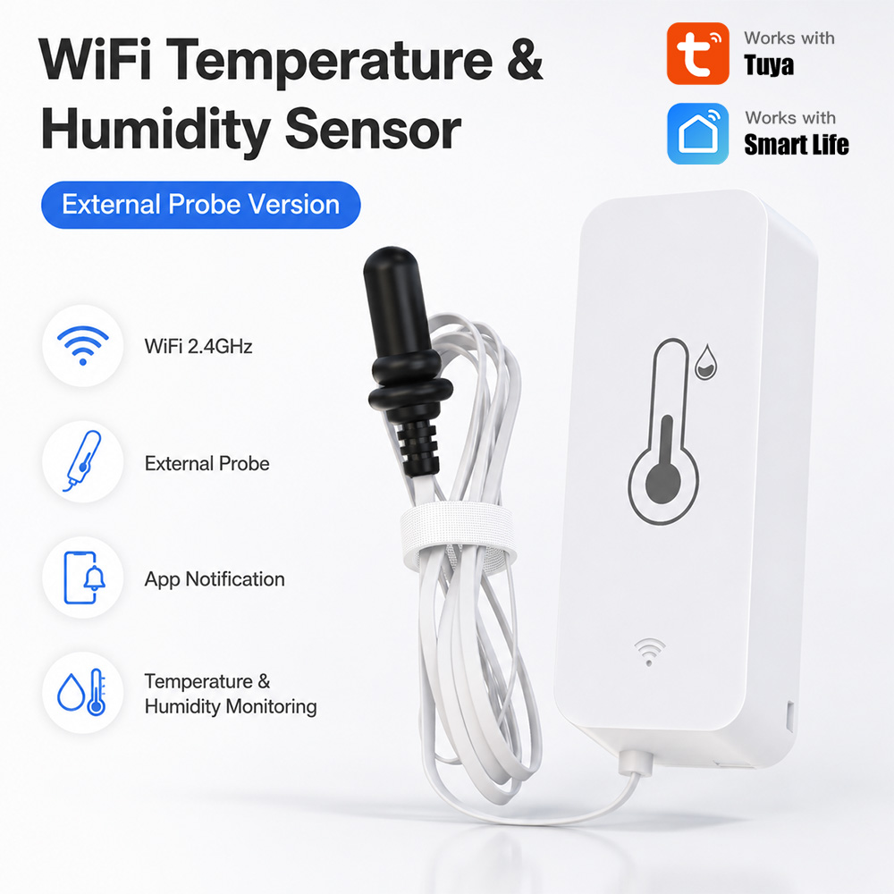Aquarium Marine Plants - Tuya WiFi Temperature Humidity Sensor With