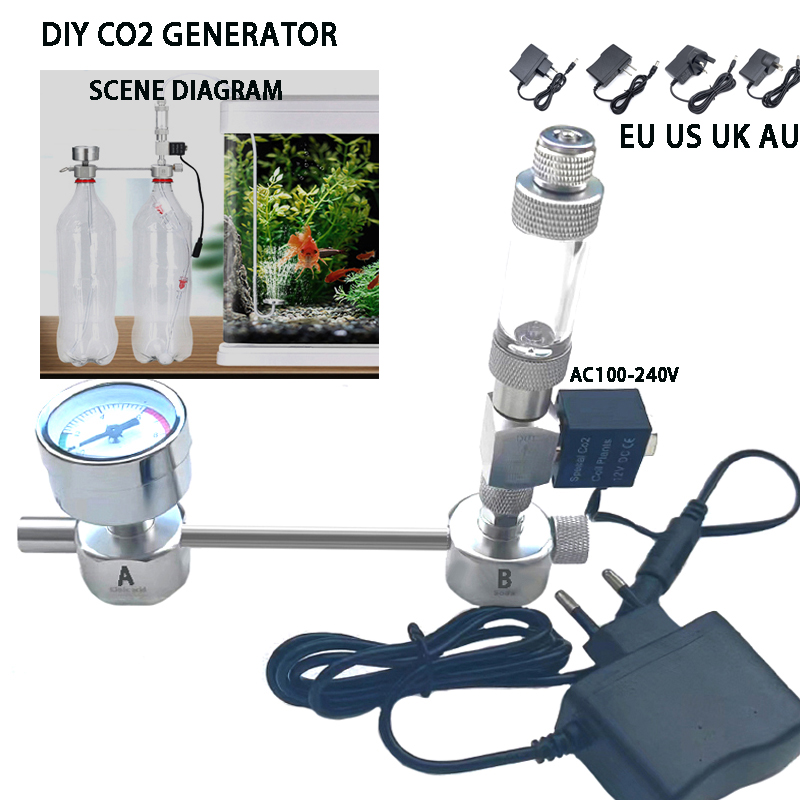 Aquarium Marine Plants - Aquarium DIY CO2 Generator System Kit