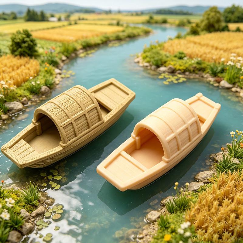 Marine Aquarium Mini - 【S】Simulation Floating Mini Boat Model Figurine