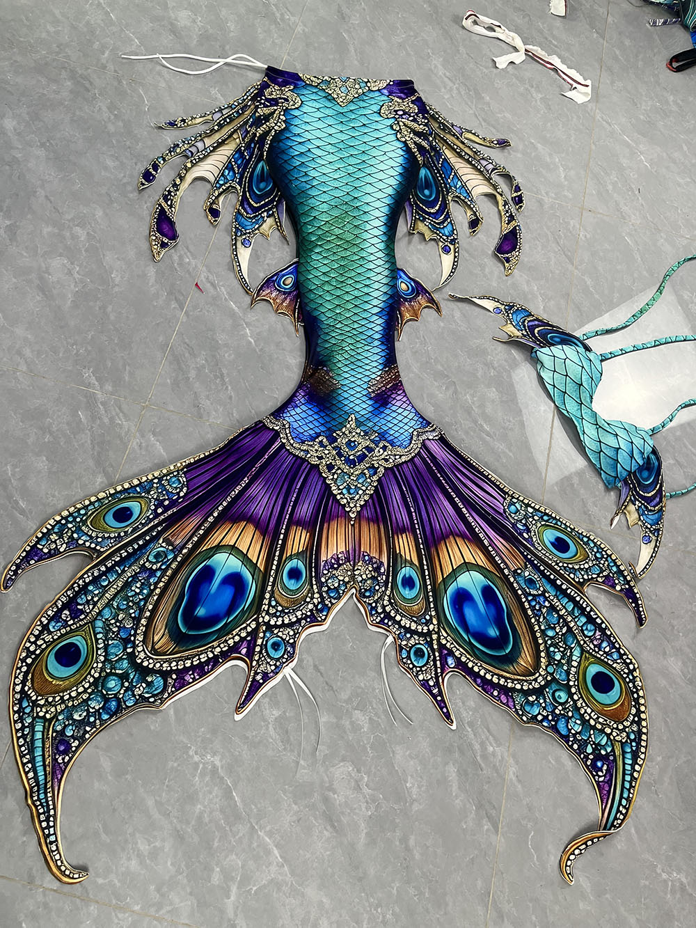 Aquarium & Marine Science Center - New Pattern Mermaid Tail Mermaid Fins