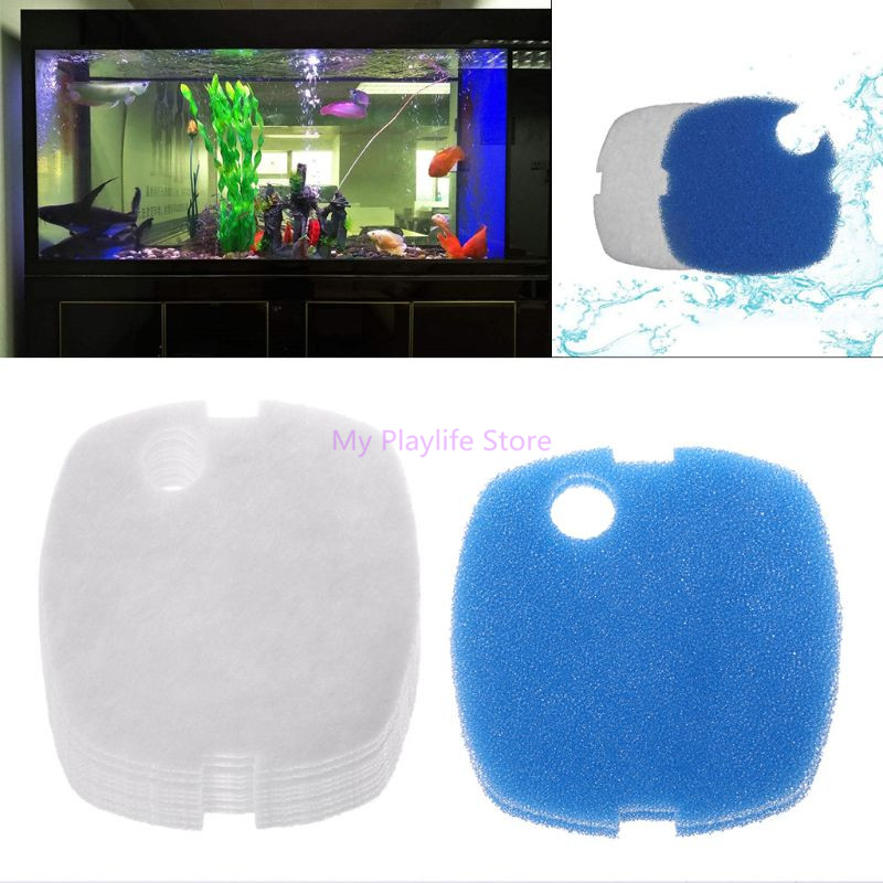 Marine Aquarium Uv Sterilizer - 10pcs Aquarium Filter Pads Sponge for