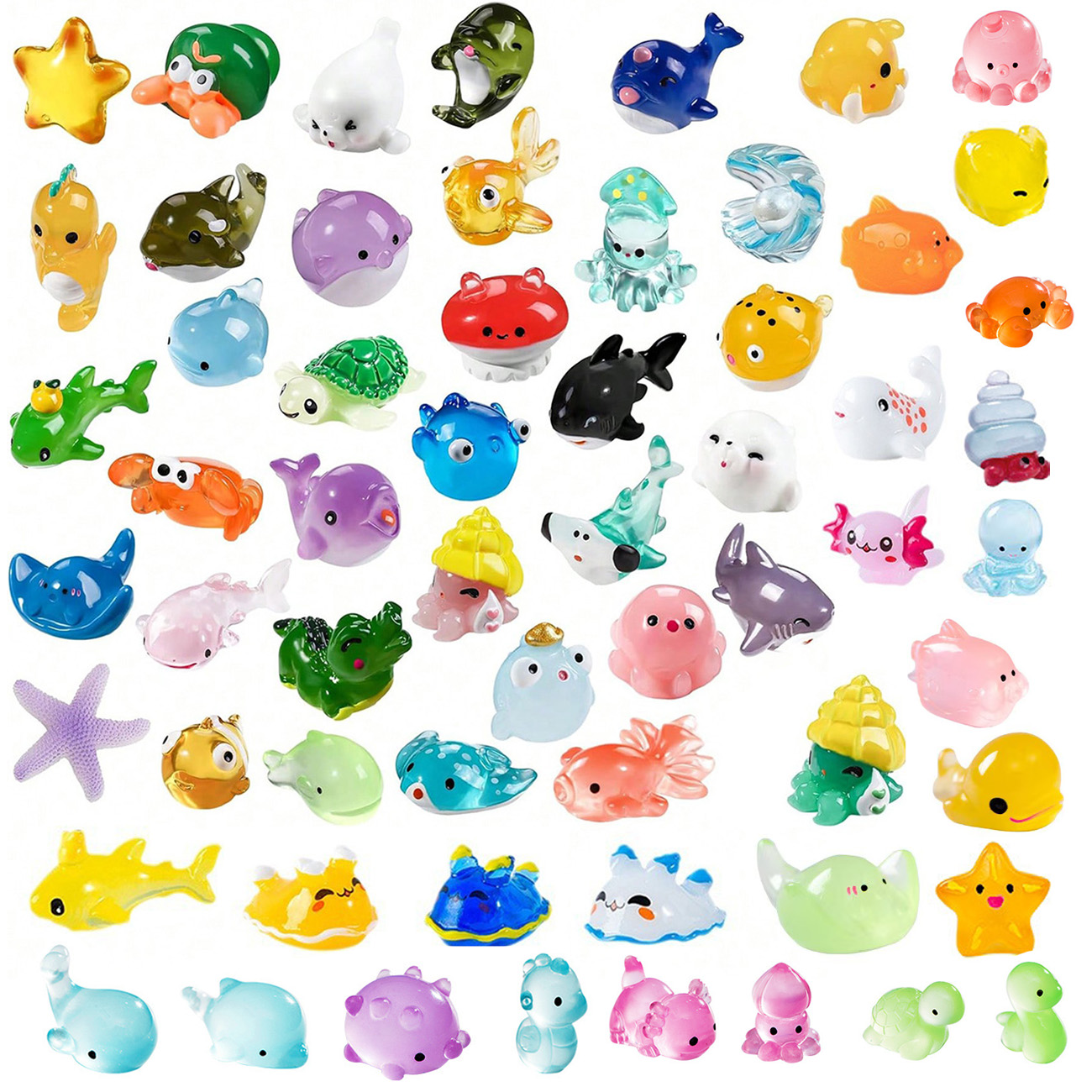 Mini Ocean Resin Animals Tiny  - Marine Aquarium Mini recension och pris