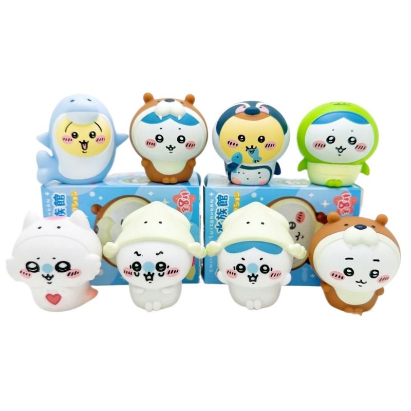 8pcs/Box Kawaii Chiikawa Aquar - Marine Aquarium Aquascape recension och pris