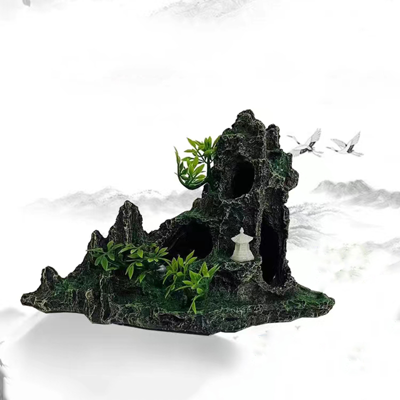 Resin Aquarium Rockery Mountai - Marine Aquarium Hobby recension och pris