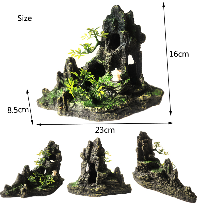 Resin Aquarium Rockery Mountai - Marine Aquarium Hobby recension och pris