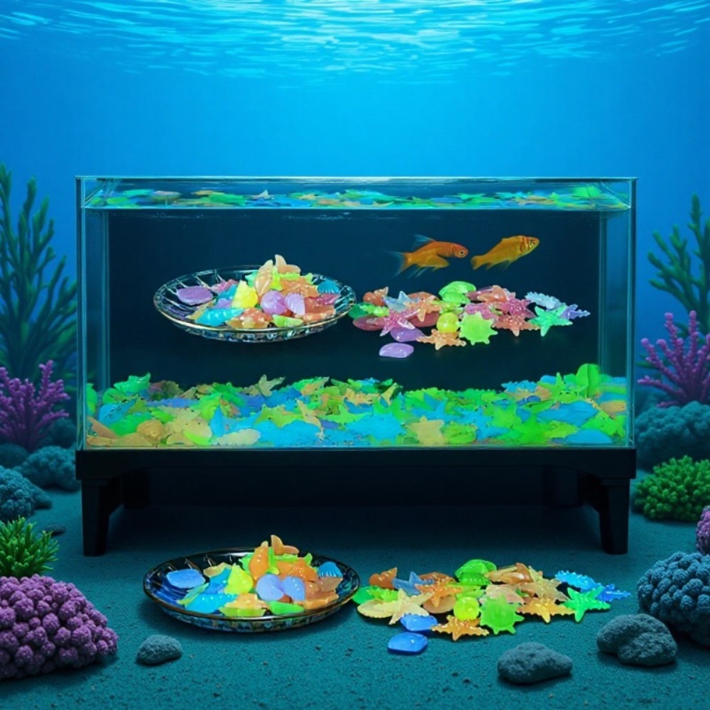 Glowing Luminous Ocean Stones  - Aquarium Marine Plants recension och pris