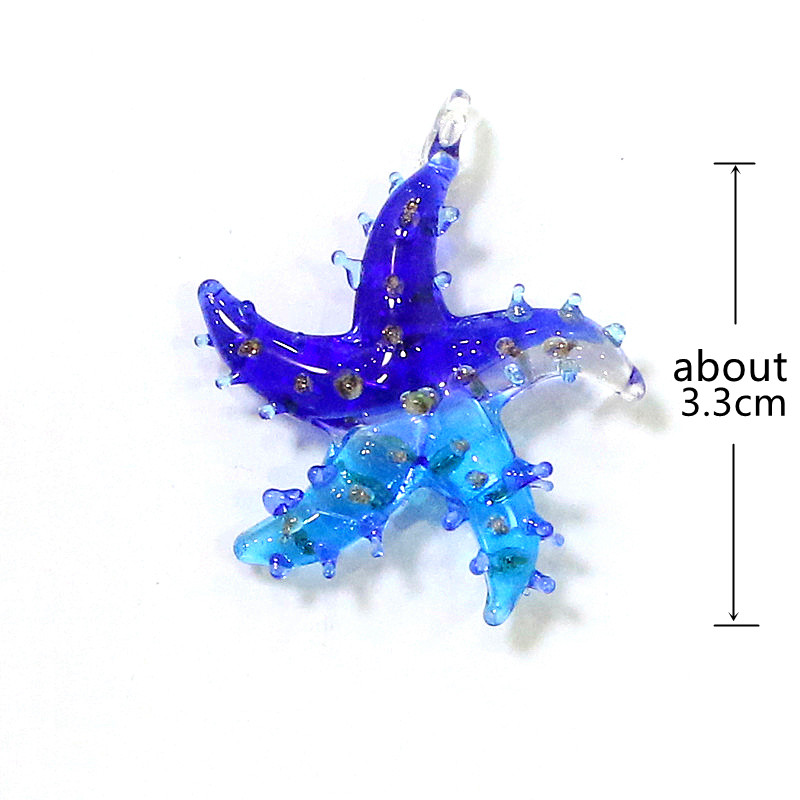 Mini Glass Starfish Pendant Co - Marine Aquarium Mini recension och pris