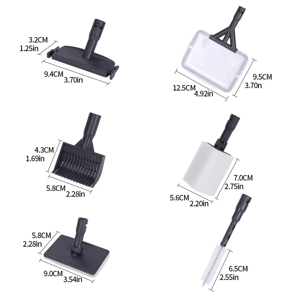 6 in 1 Aquarium Cleaning Tools - Marine Aquarium Glass Scraper recension och pris