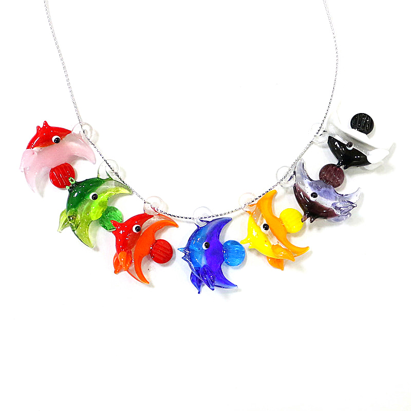 2pcs Mini Fish Glass Pendant C - Marine Aquarium Mini recension och pris