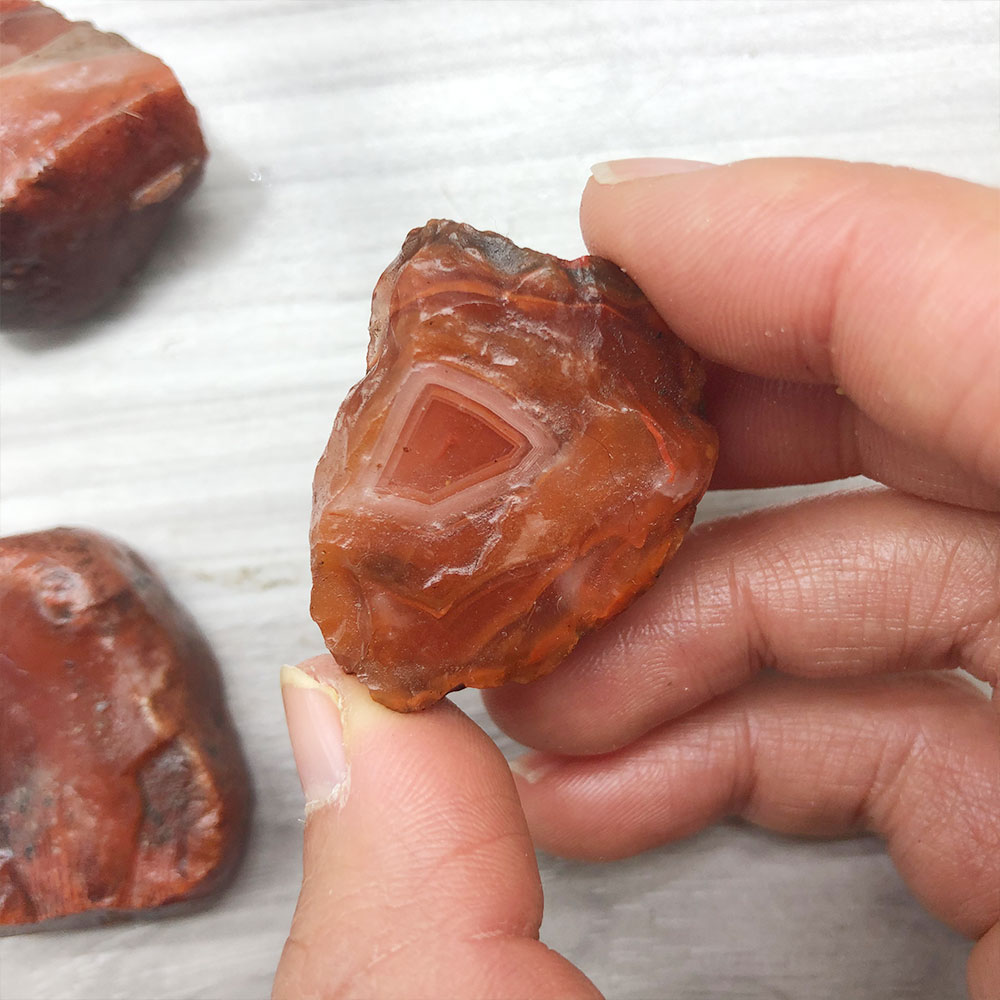 1pc Random Rough Raw Carnelian - Marine Aquarium Hobby recension och pris