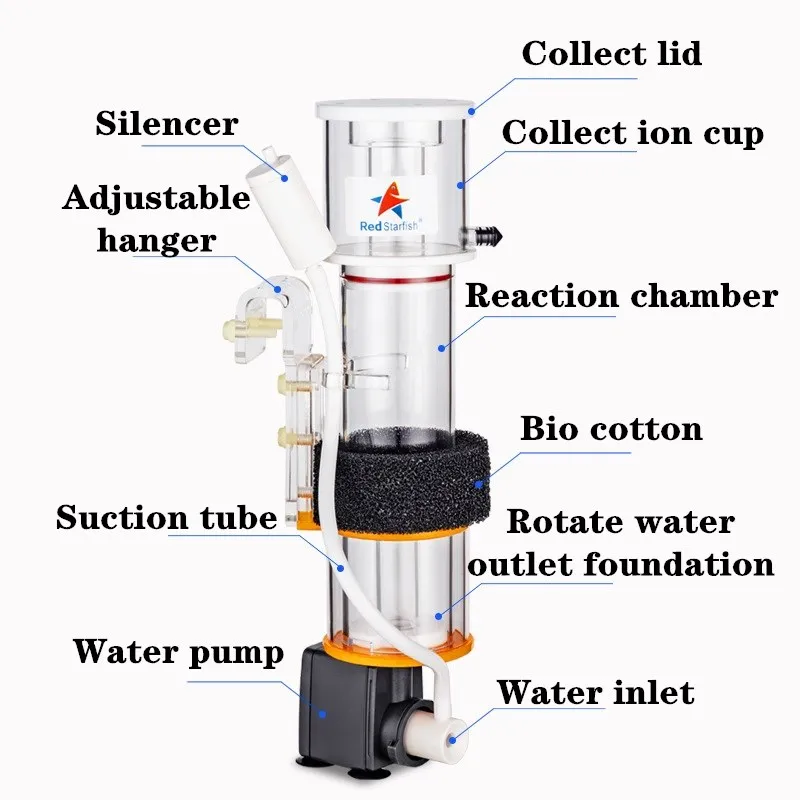 Red StarFish Protein Skimmer U - Marine Aquarium Aquascape recension och pris