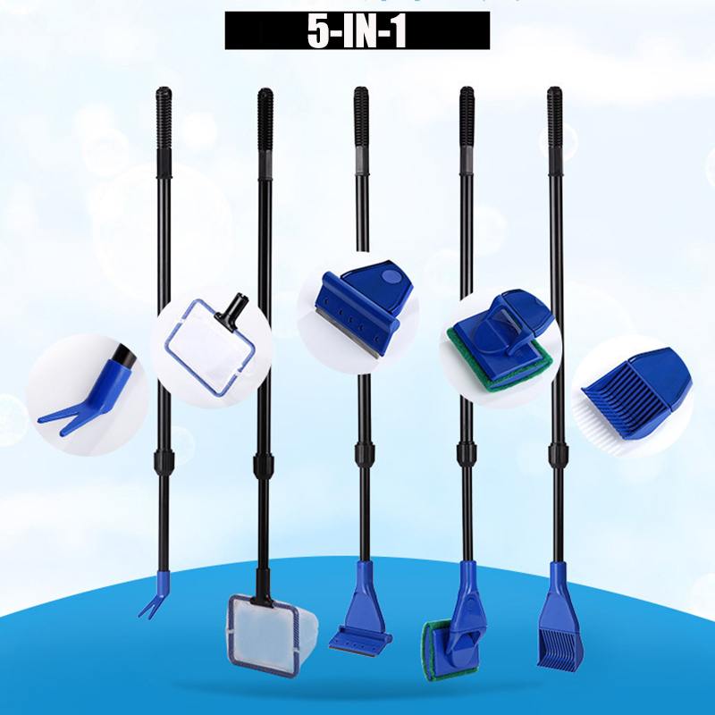 6-IN-1 Aquarium Cleaning Tools - Marine Aquarium Glass Scraper recension och pris