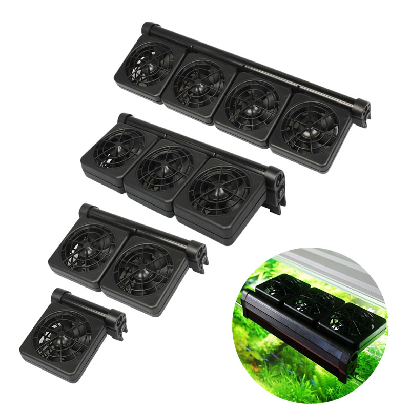 1/2/3/4 Aquarium Fans Chillers - Marine Aquarium Aquascape recension och pris
