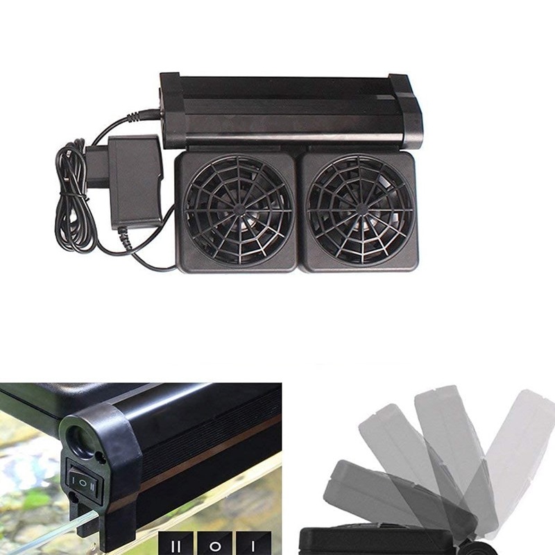 1/2/3/4 Aquarium Fans Chillers - Marine Aquarium Aquascape recension och pris